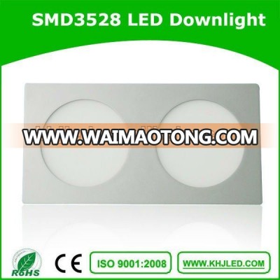 Super slim 17w Square LED downlight with double lamp